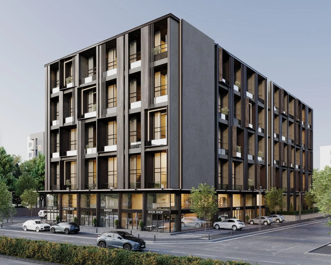 Dedeman Suites & Residences Bursa Nilüfer otel ve rezidans projesi dış cephe görseli